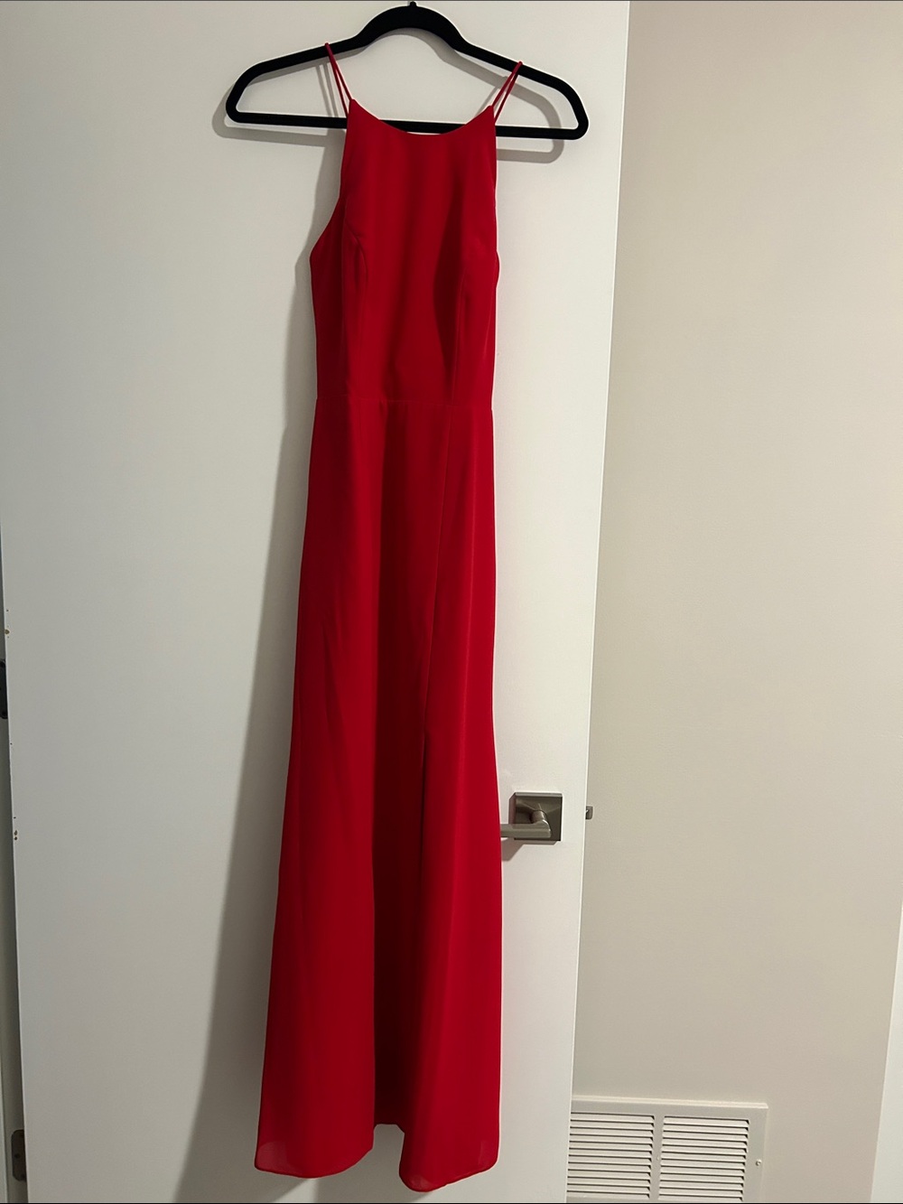 Red Criss-Cross Dress with Straps